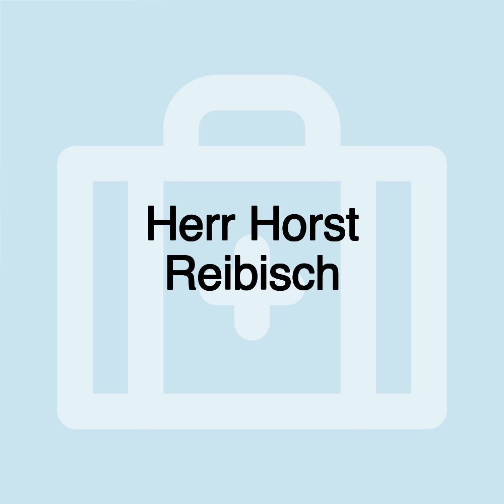 Herr Horst Reibisch