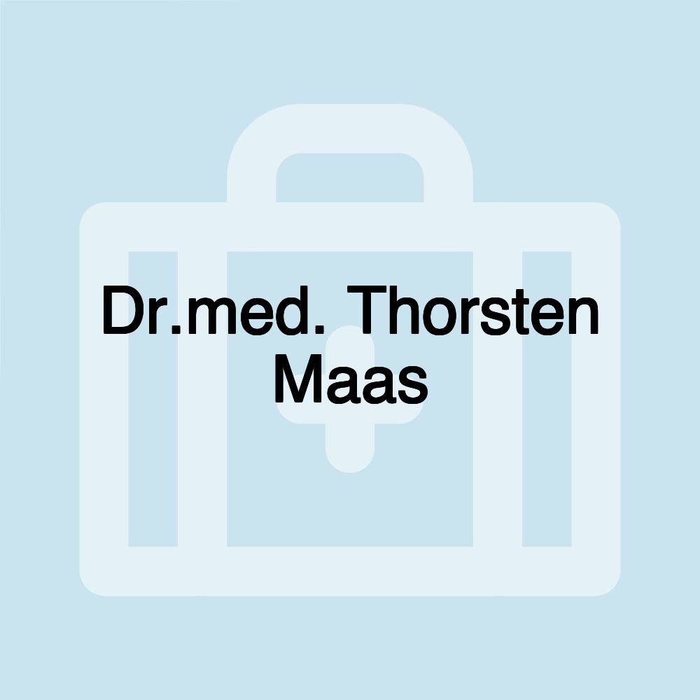 Dr.med. Thorsten Maas