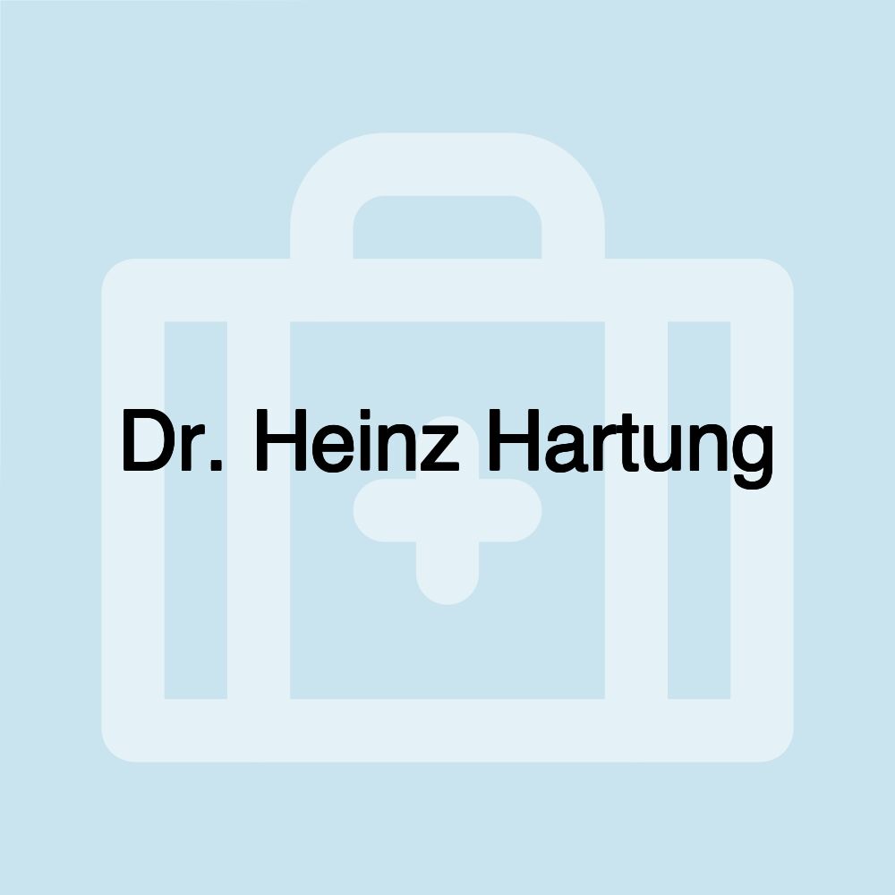 Dr. Heinz Hartung