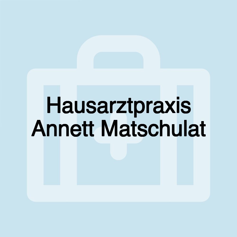 Hausarztpraxis Annett Matschulat