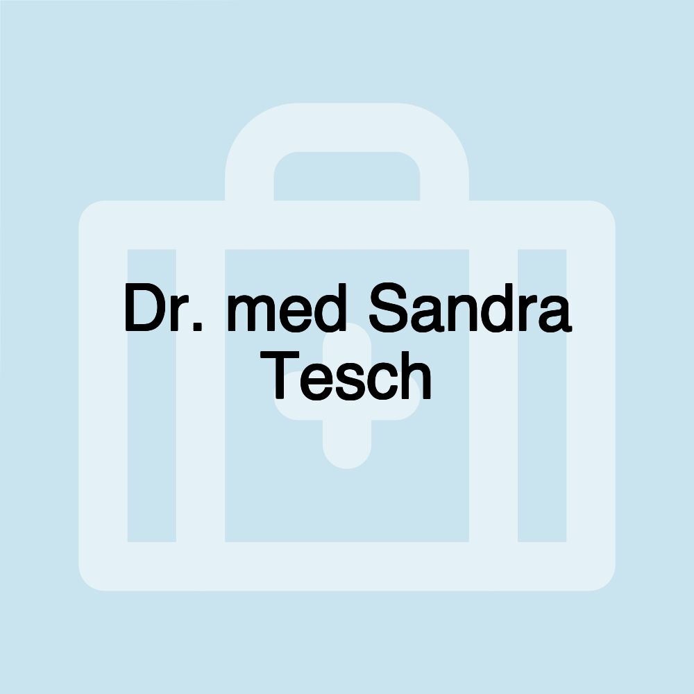 Dr. med Sandra Tesch