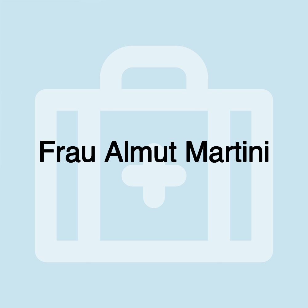 Frau Almut Martini