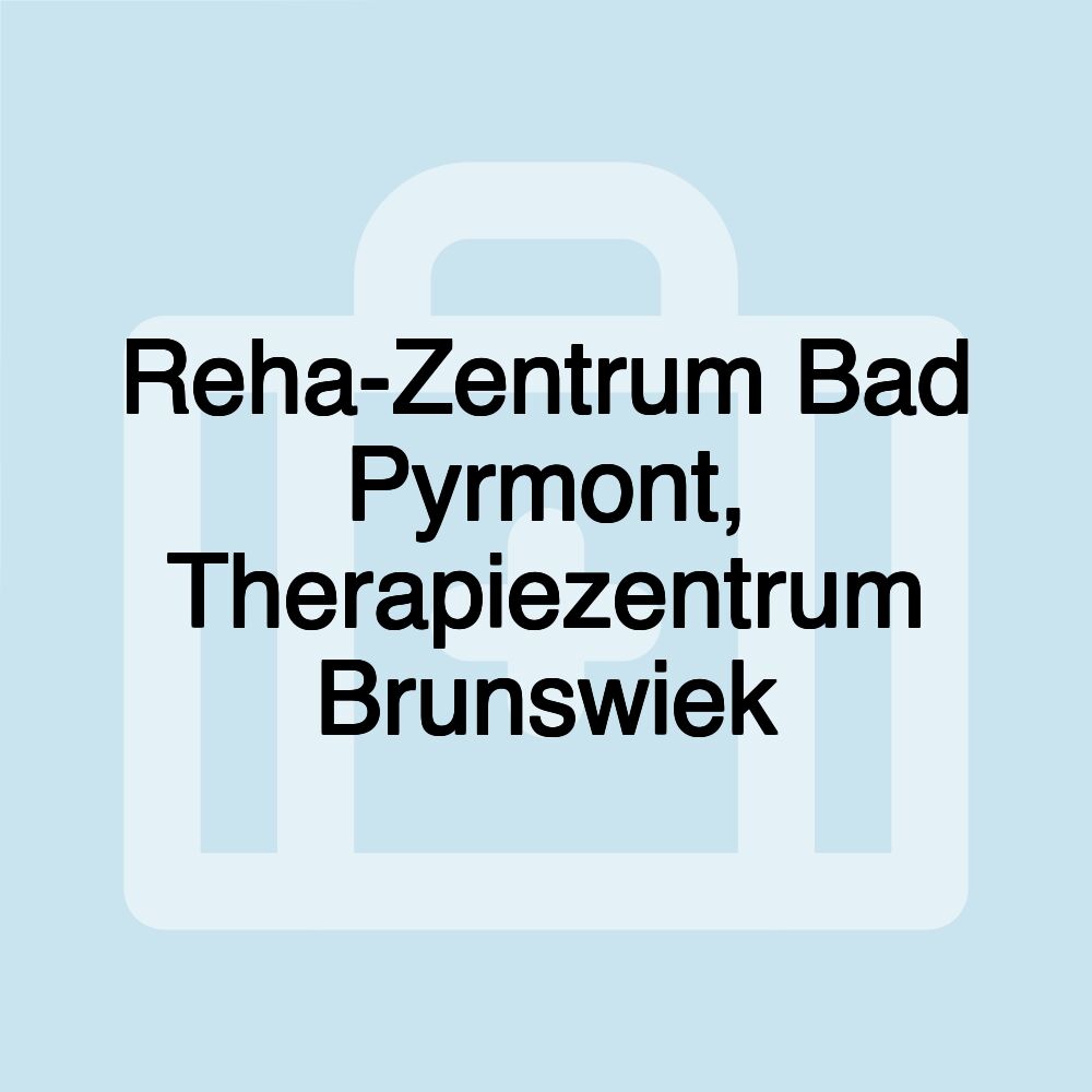 Reha-Zentrum Bad Pyrmont, Therapiezentrum Brunswiek