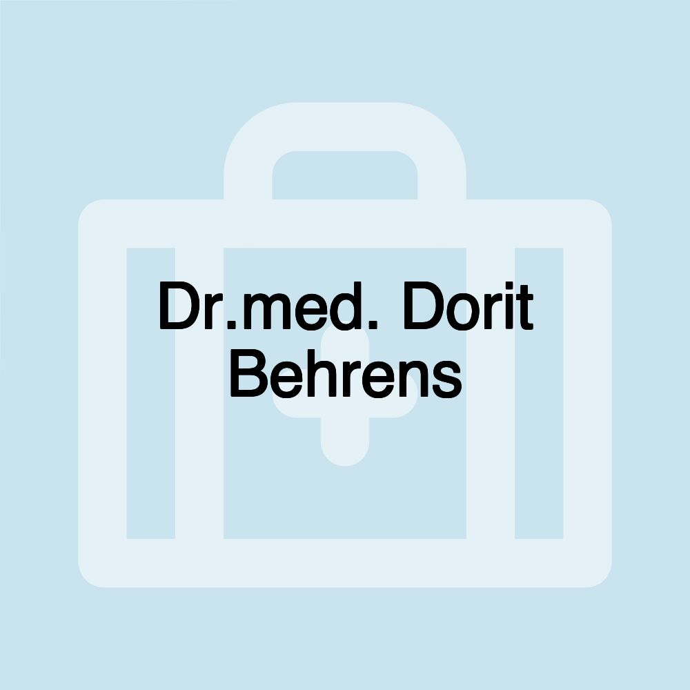 Dr.med. Dorit Behrens