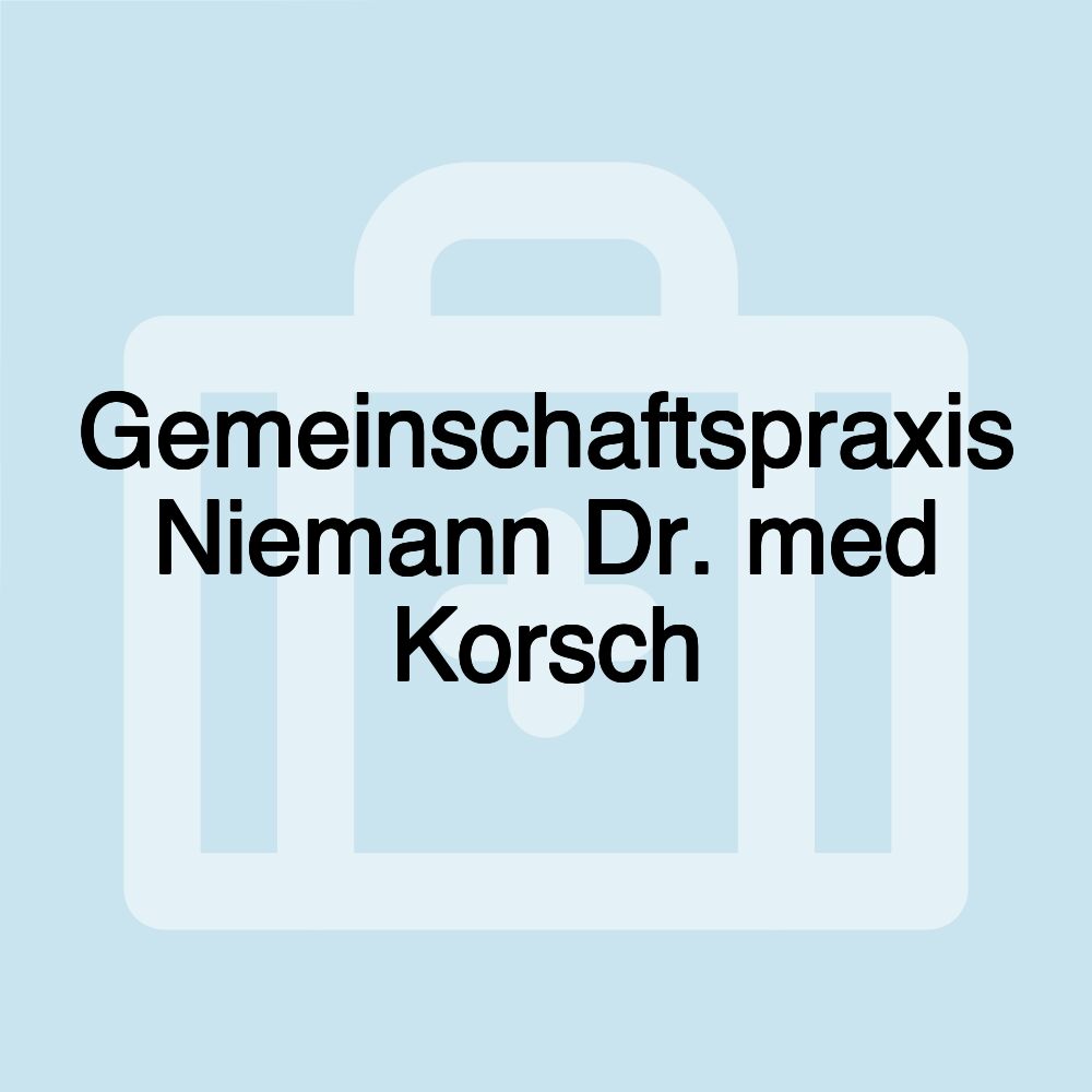 Gemeinschaftspraxis Niemann Dr. med Korsch