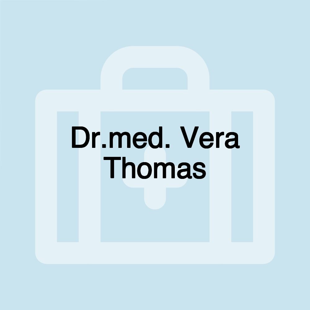 Dr.med. Vera Thomas