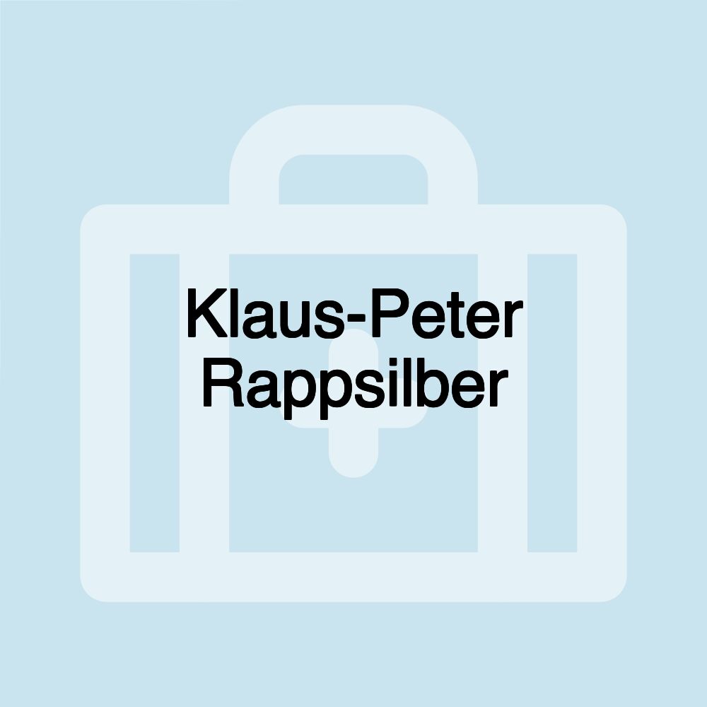 Klaus-Peter Rappsilber