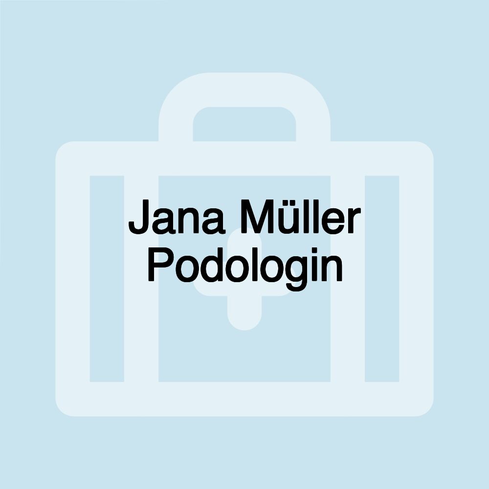 Jana Müller Podologin