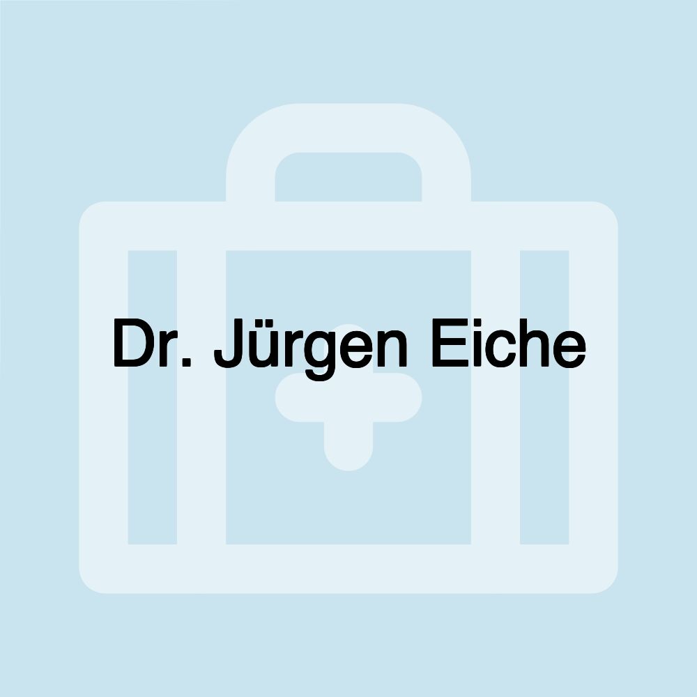 Dr. Jürgen Eiche