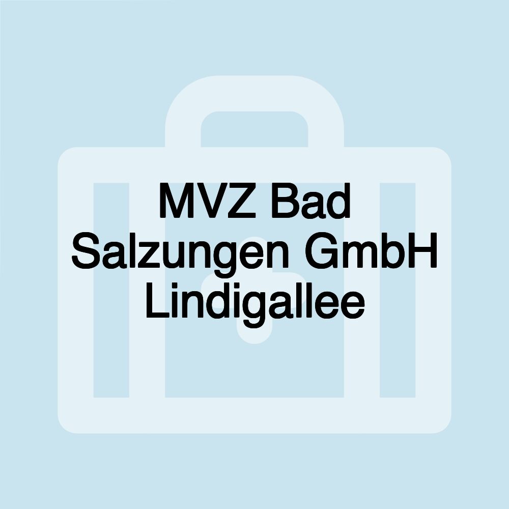 MVZ Bad Salzungen GmbH Lindigallee