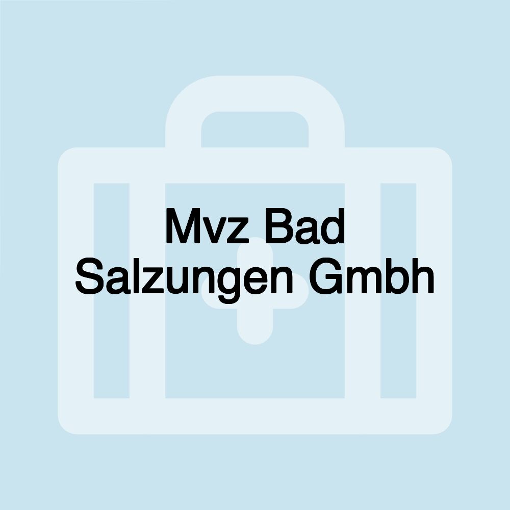 Mvz Bad Salzungen Gmbh