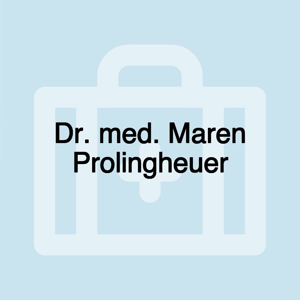 Dr. med. Maren Prolingheuer