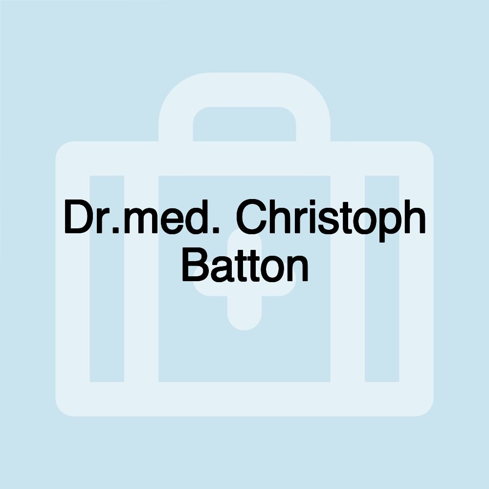 Dr.med. Christoph Batton