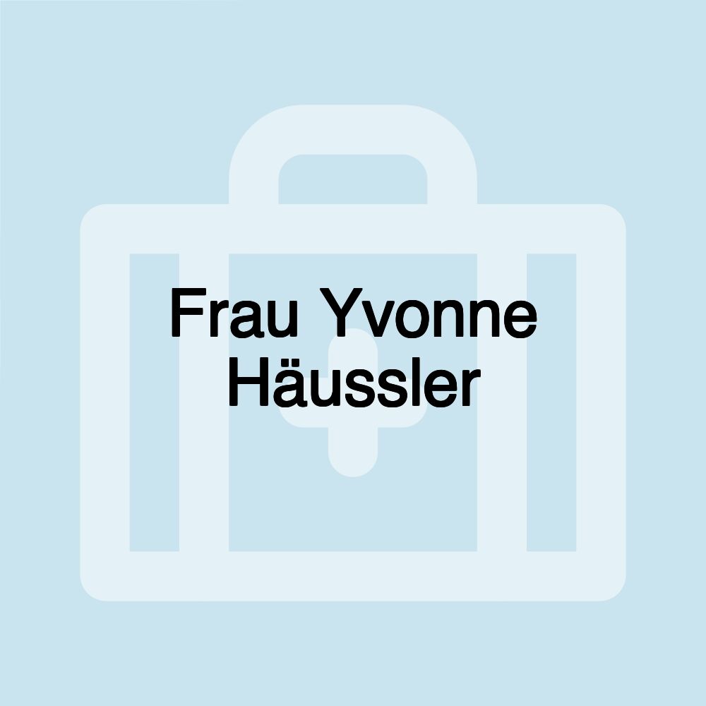 Frau Yvonne Häussler