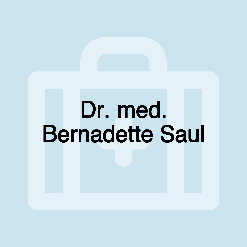 Dr. med. Bernadette Saul