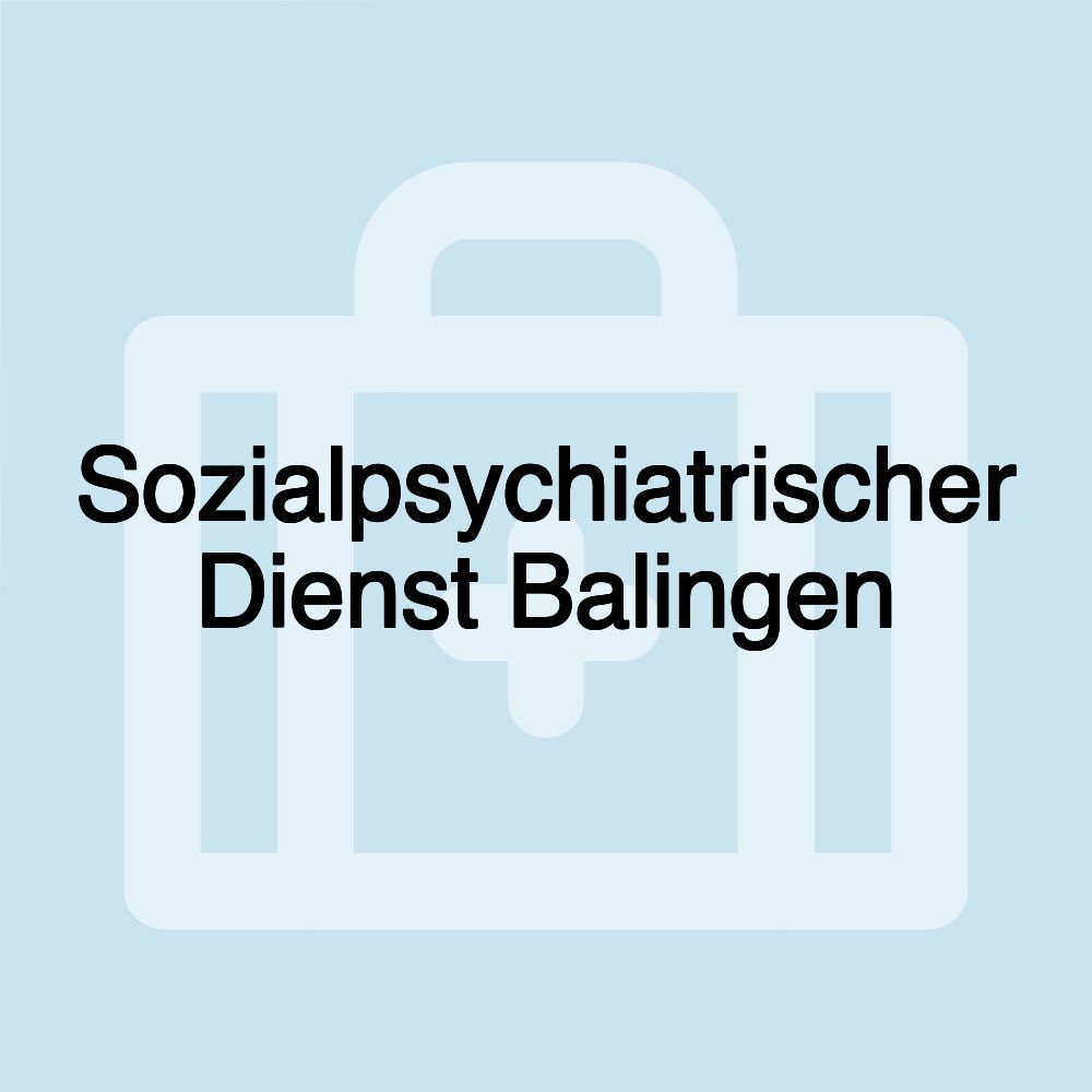 Sozialpsychiatrischer Dienst Balingen