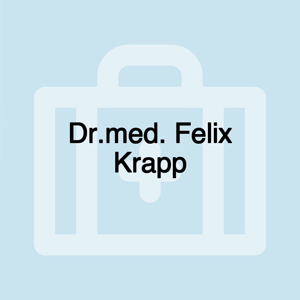 Dr.med. Felix Krapp