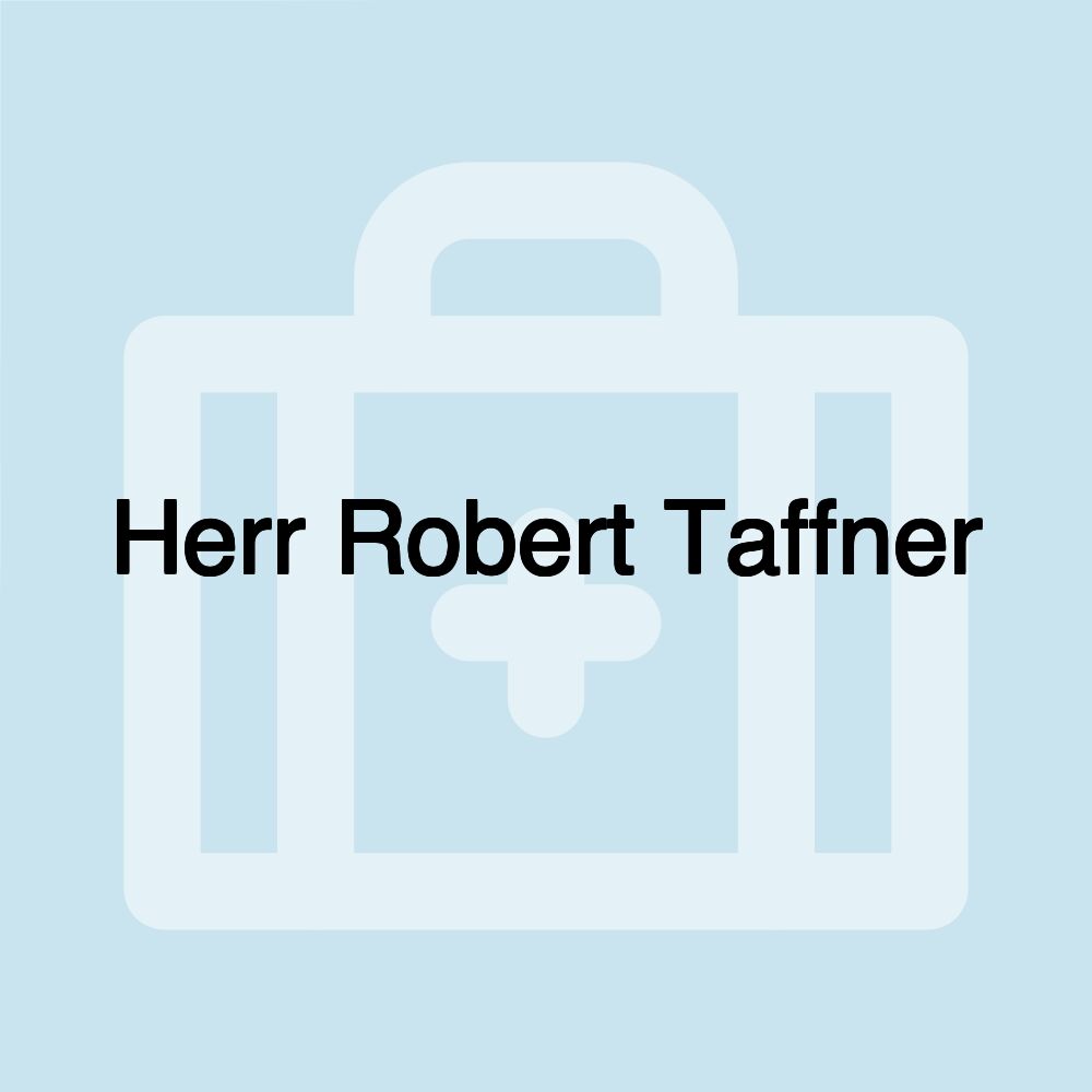 Herr Robert Taffner