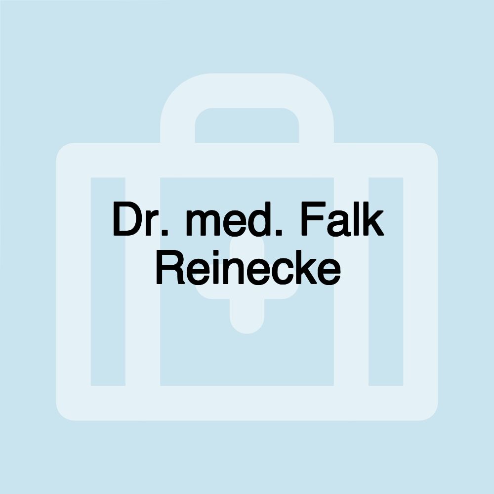 Dr. med. Falk Reinecke