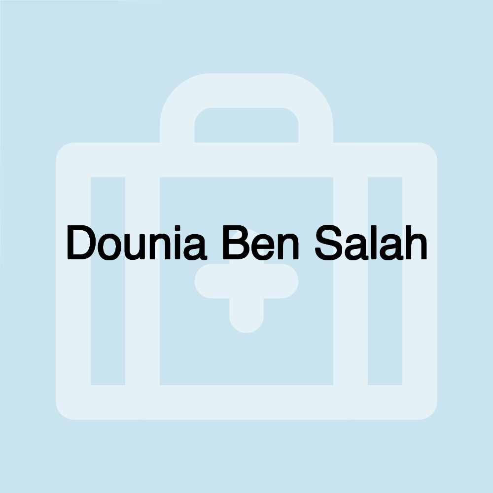 Dounia Ben Salah