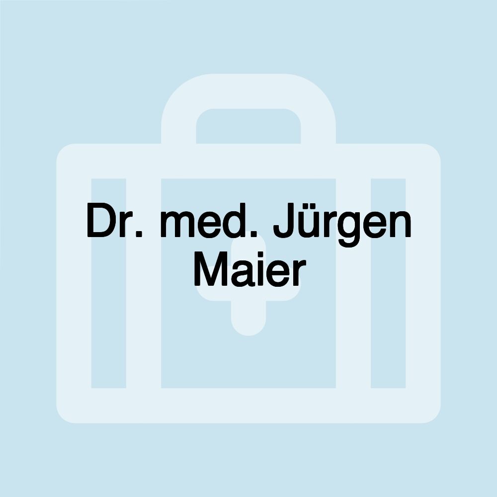 Dr. med. Jürgen Maier