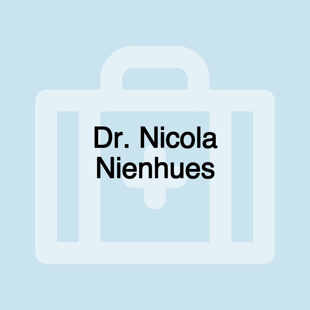 Dr. Nicola Nienhues