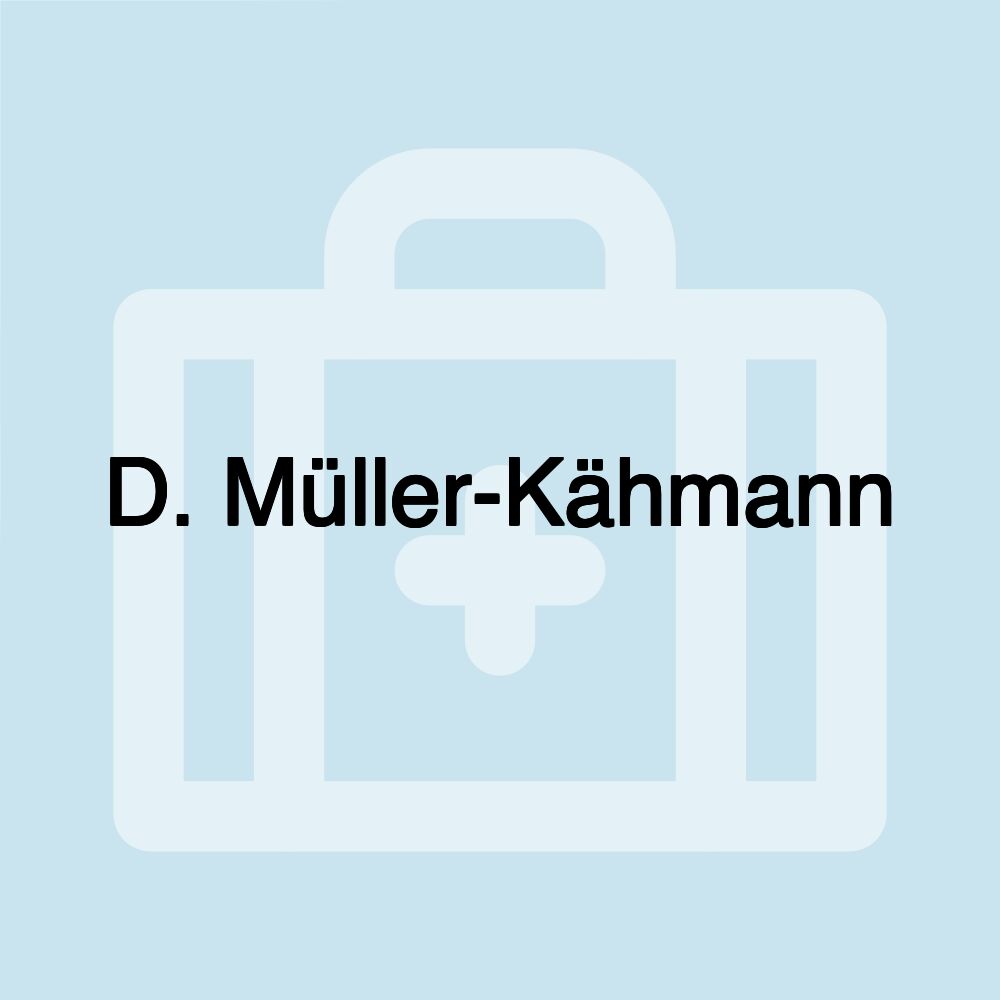 D. Müller-Kähmann