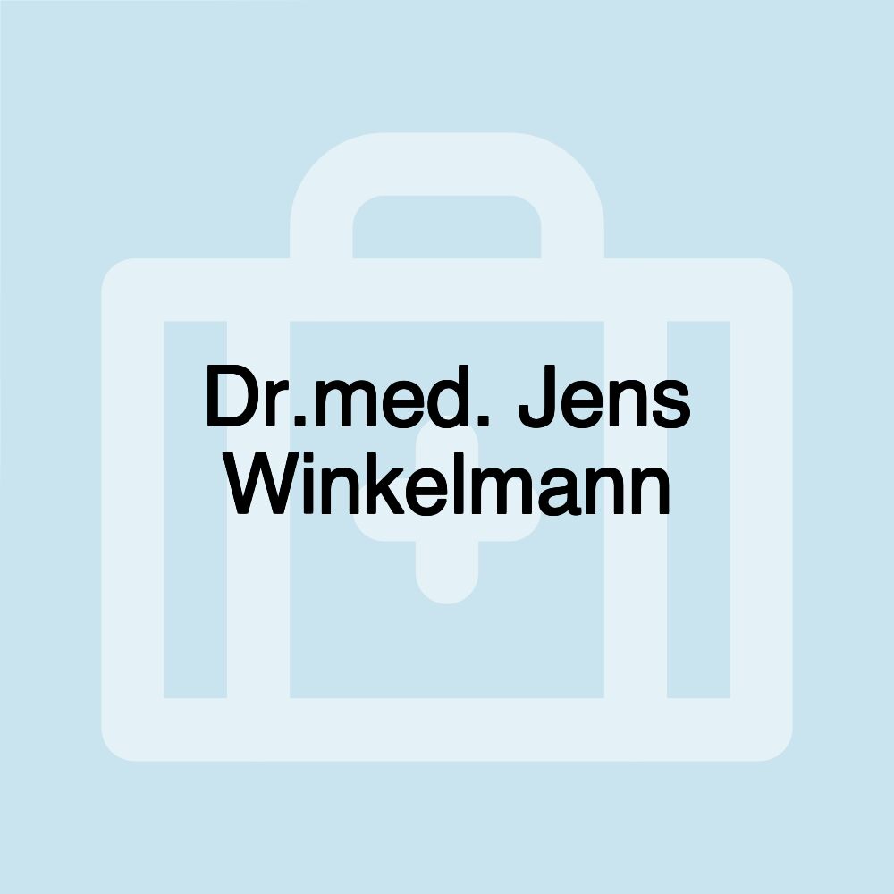 Dr.med. Jens Winkelmann