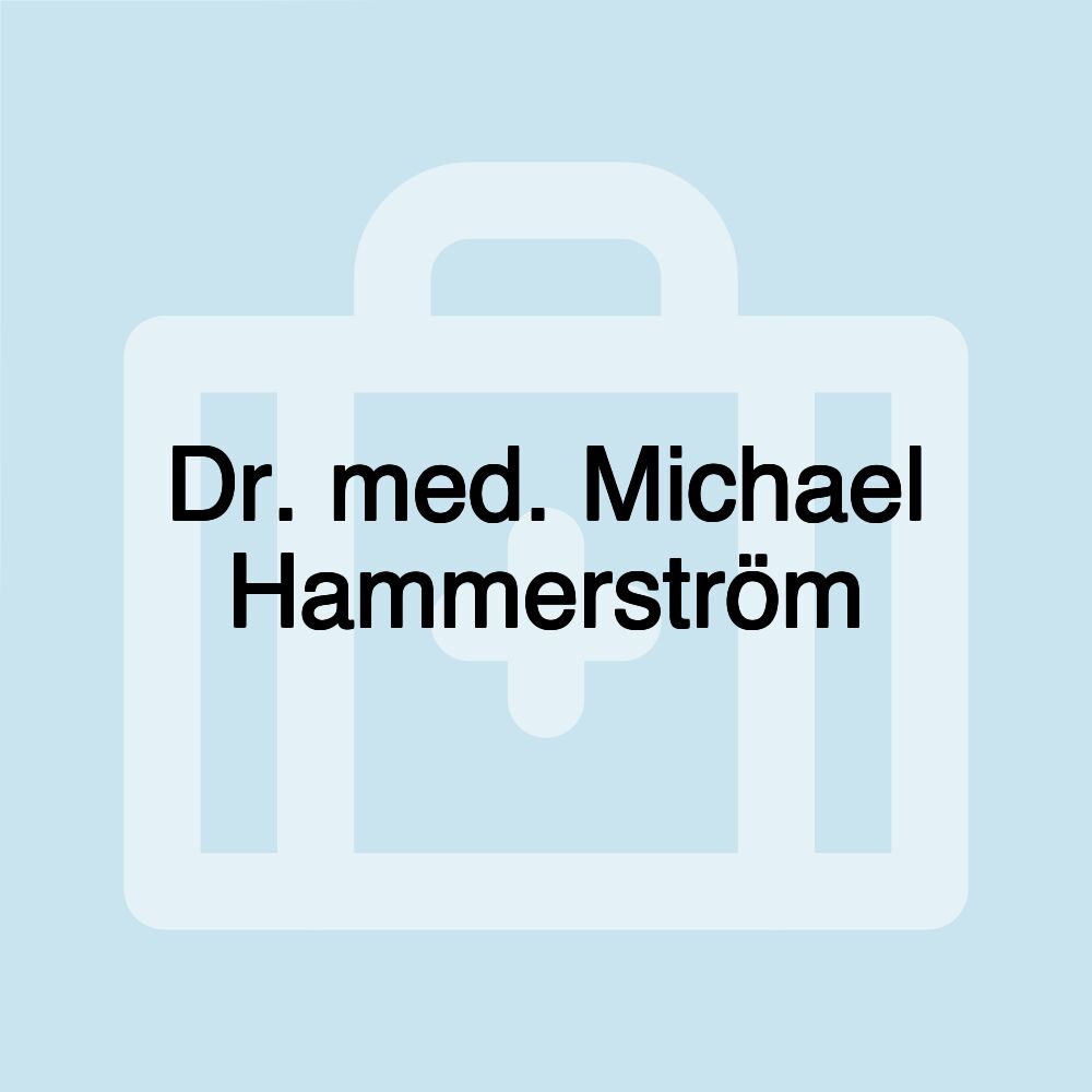 Dr. med. Michael Hammerström