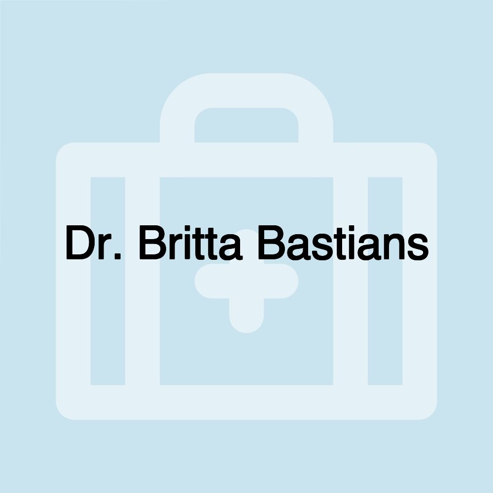 Dr. Britta Bastians