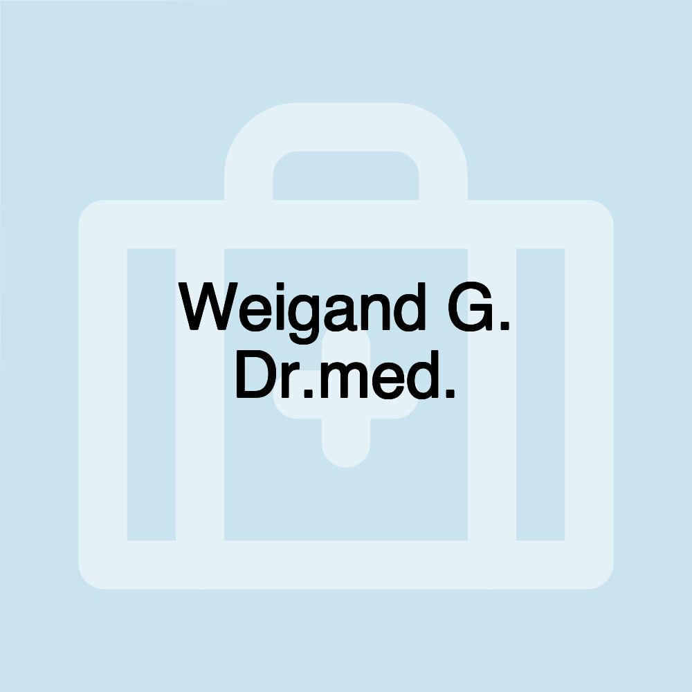 Weigand G. Dr.med.