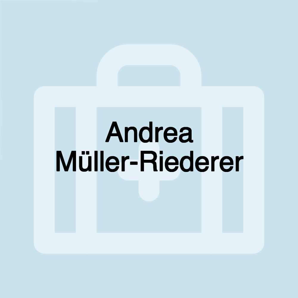 Andrea Müller-Riederer