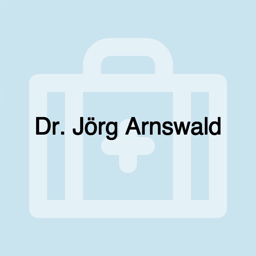 Dr. Jörg Arnswald