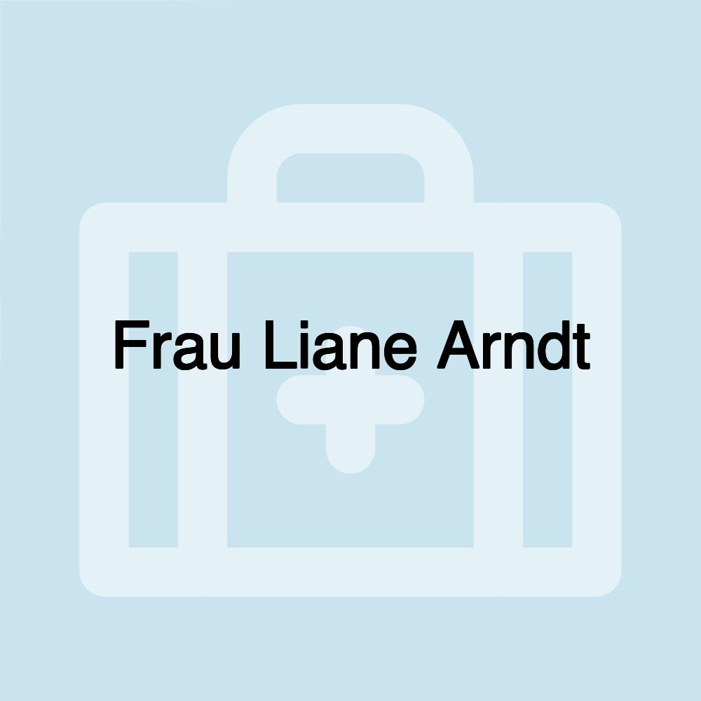 Frau Liane Arndt