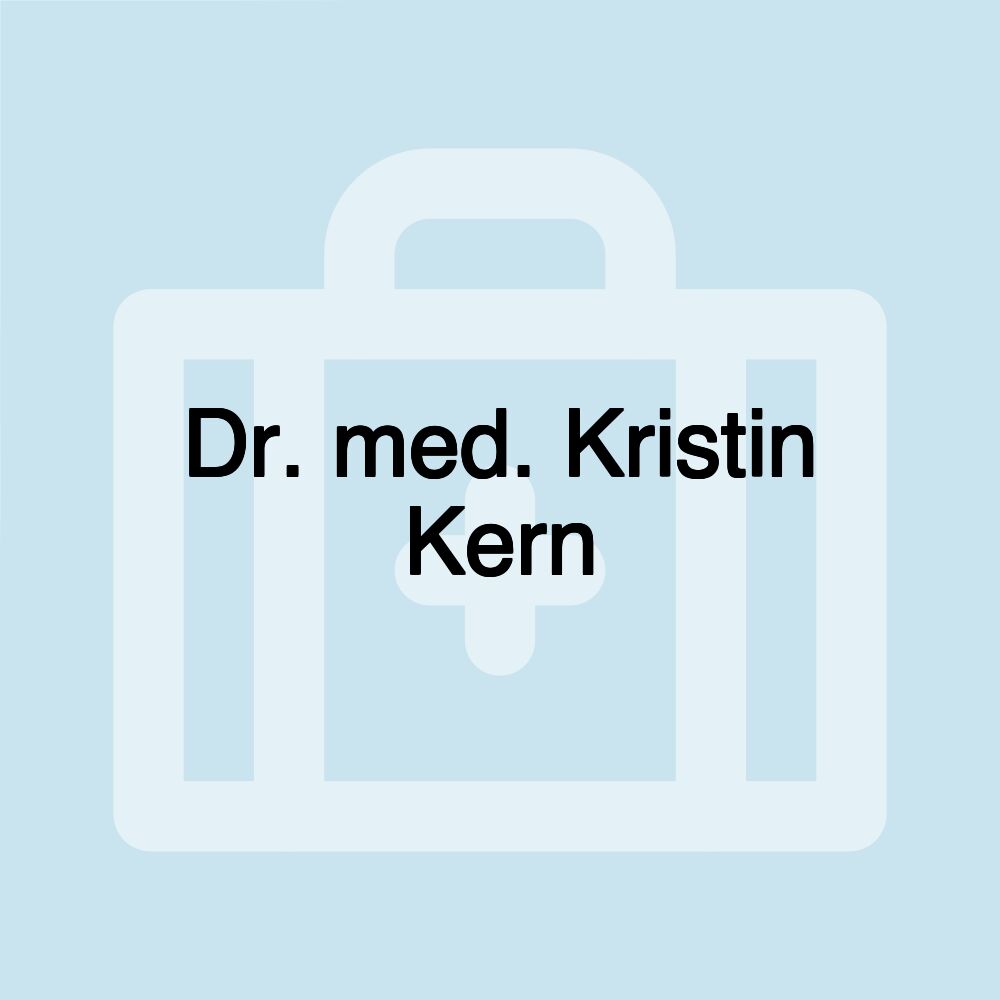 Dr. med. Kristin Kern