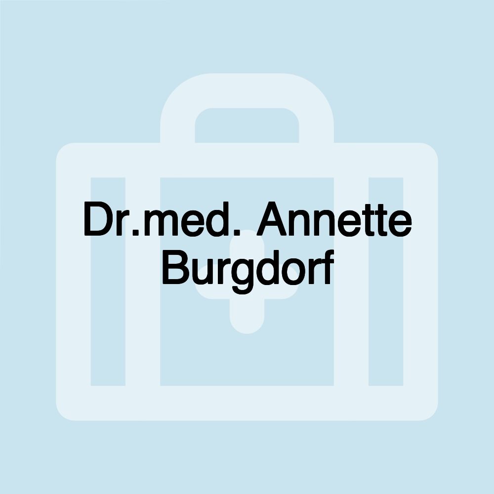 Dr.med. Annette Burgdorf