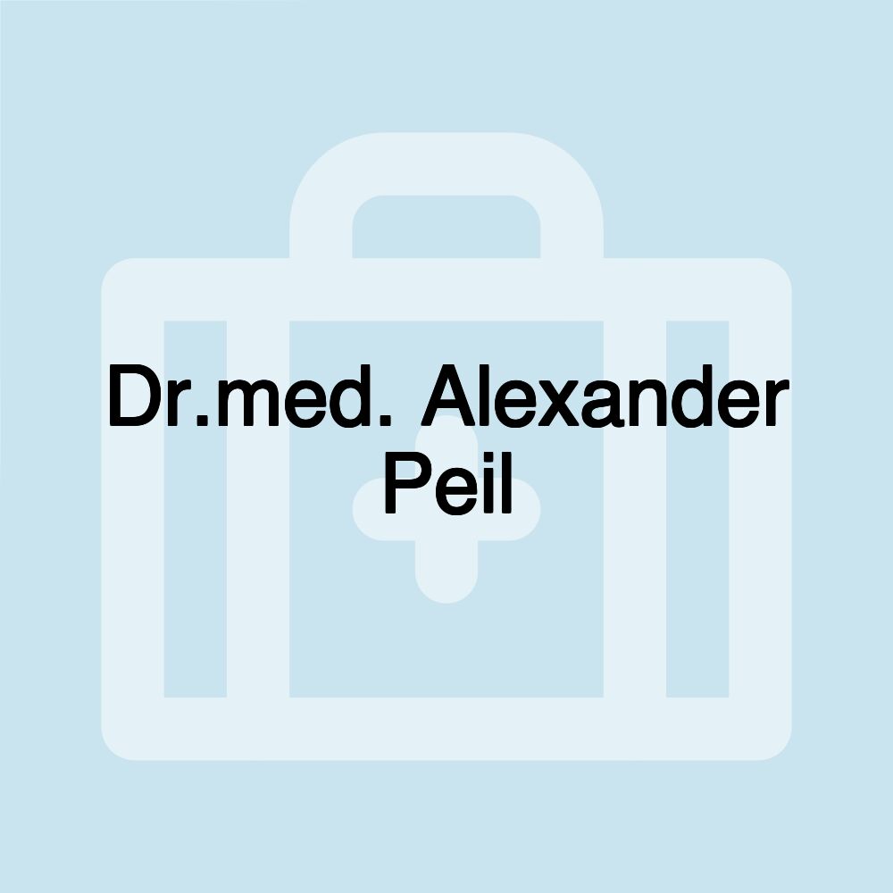 Dr.med. Alexander Peil