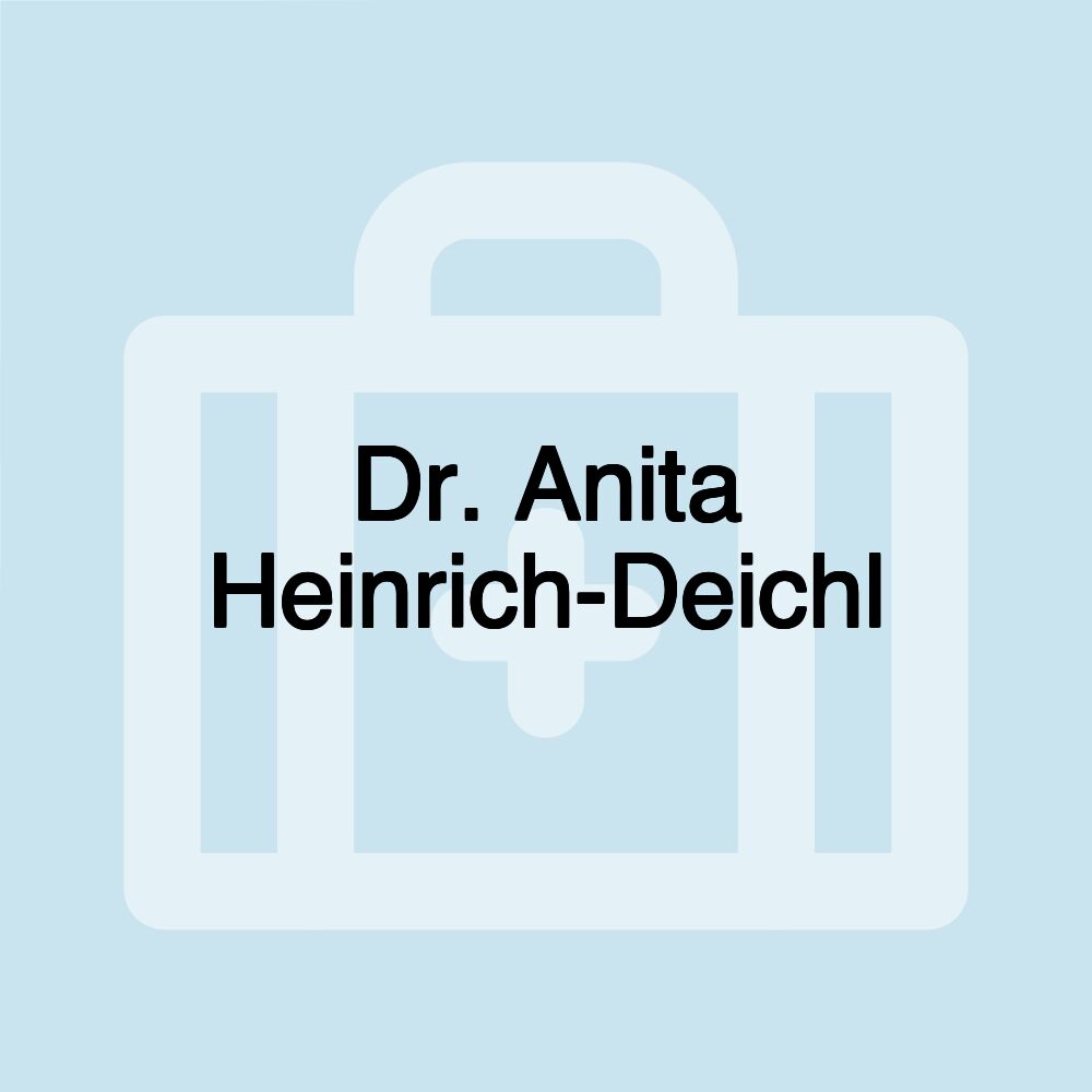 Dr. Anita Heinrich-Deichl