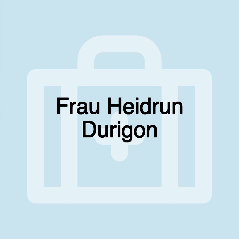 Frau Heidrun Durigon