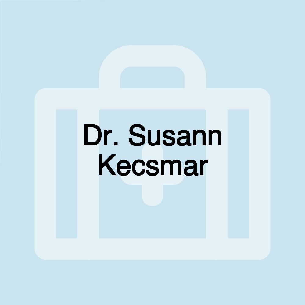 Dr. Susann Kecsmar