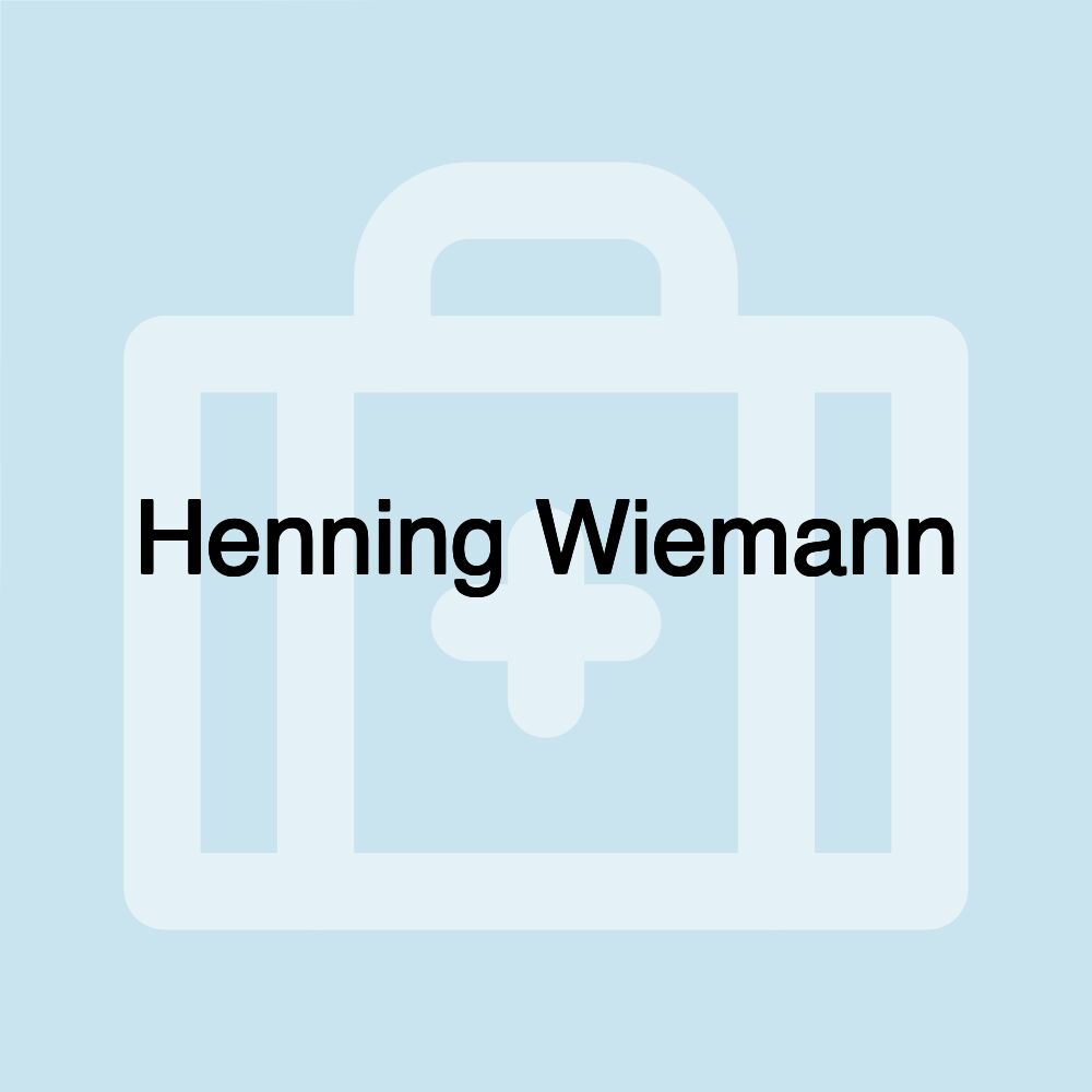 Henning Wiemann