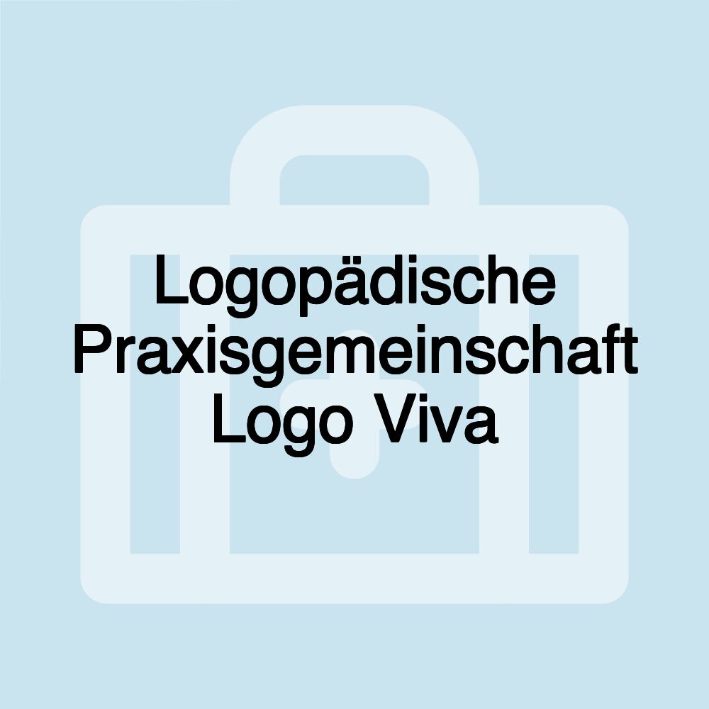 Logopädische Praxisgemeinschaft Logo Viva