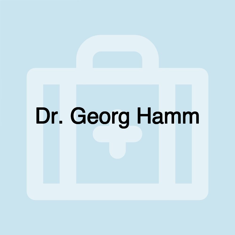 Dr. Georg Hamm