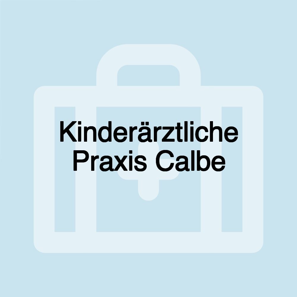 Kinderärztliche Praxis Calbe