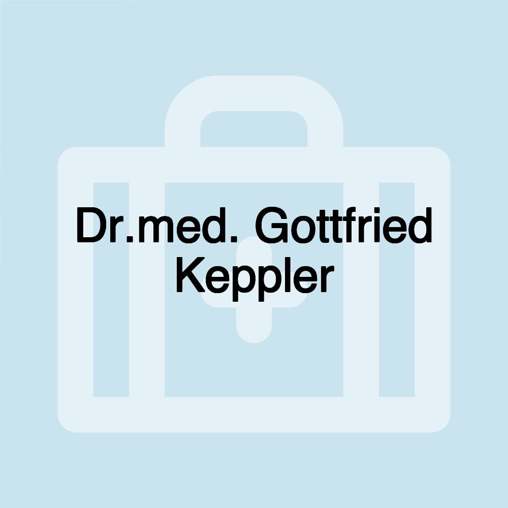 Dr.med. Gottfried Keppler