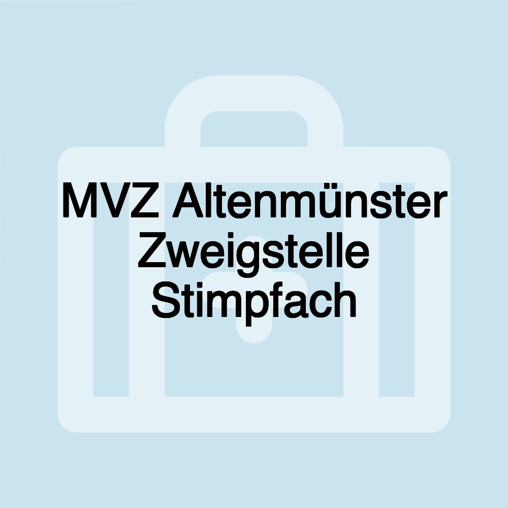 MVZ Altenmünster Zweigstelle Stimpfach