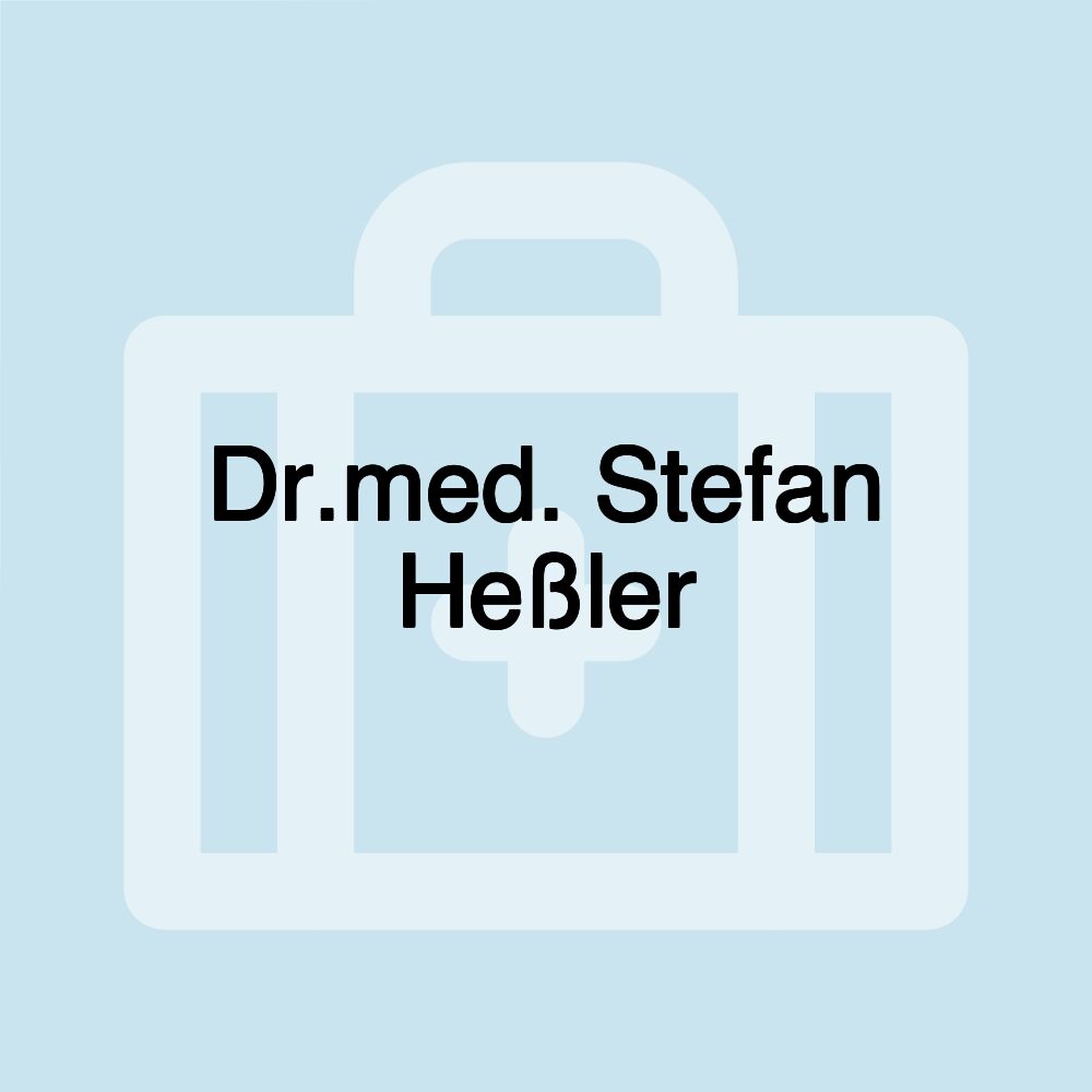 Dr.med. Stefan Heßler