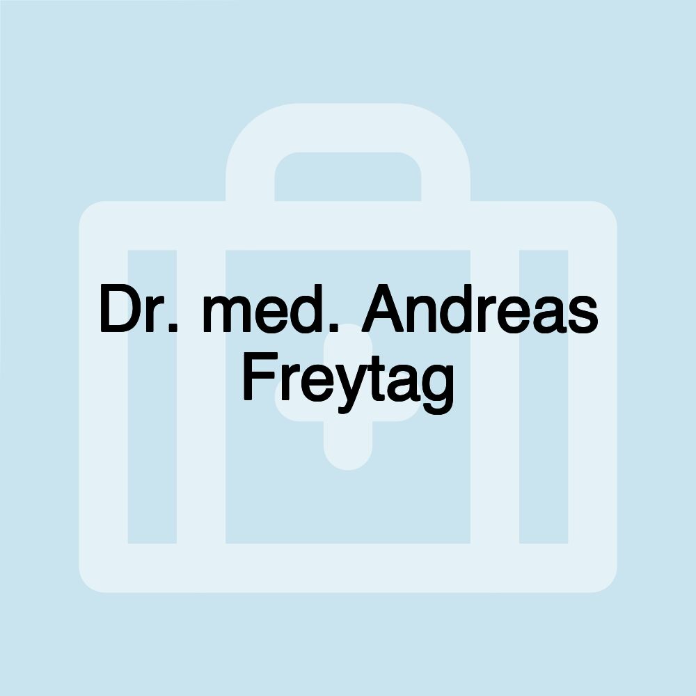 Dr. med. Andreas Freytag