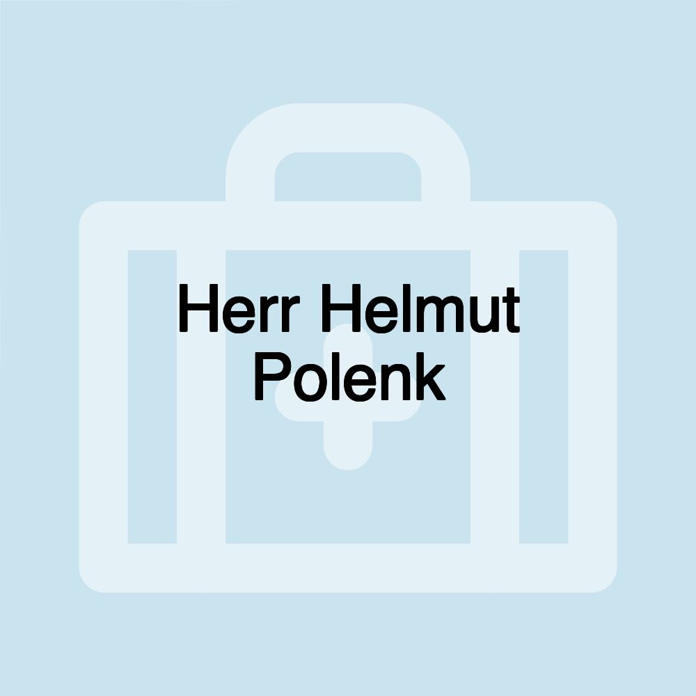 Herr Helmut Polenk