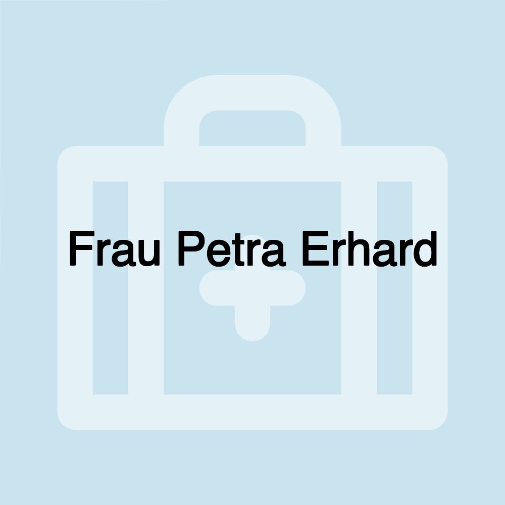 Frau Petra Erhard